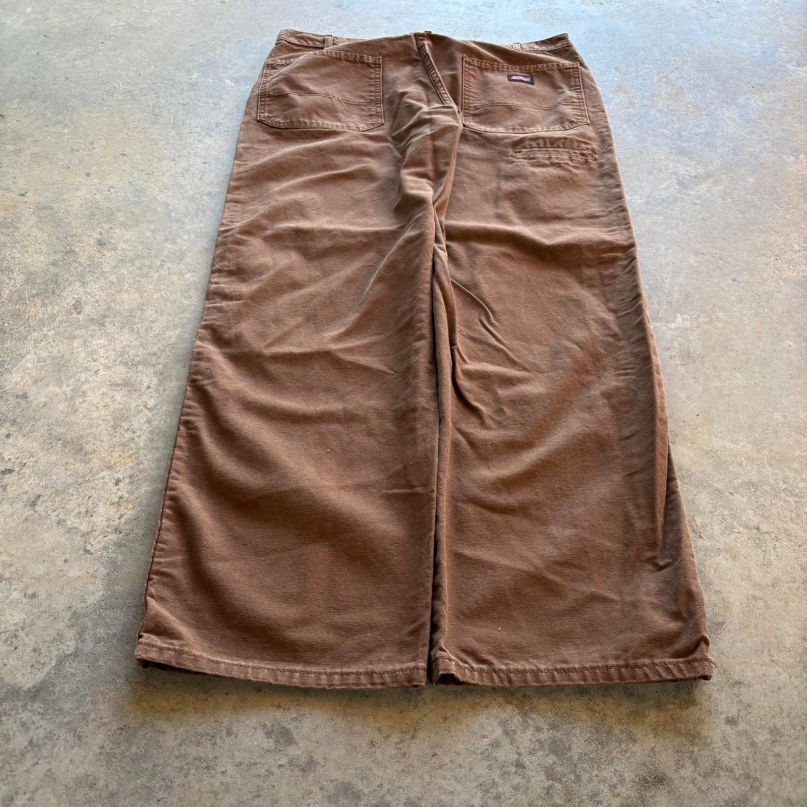 Carhartt Style Brown Canvas Work Pants